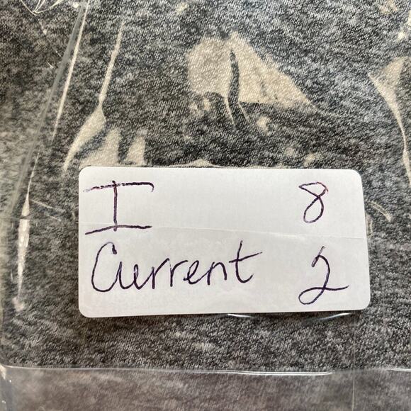 Current Elliott V Neck Trapeze Dress 2 Medium Large Heather Gray Pockets T Shirt - Picture 14 of 14